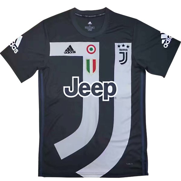 Camiseta Entrenamiento Juventus 2018/19 Negro Blanco